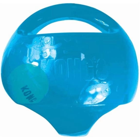 Jumbler Ball - Interactive Toy for Dog & Puppy Playtime - Fetch Toy with Tennis Ball - Dog Supplies for Engaging Play - for Medium/Large Dogs - Assorted Colors