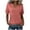 Pink, variant on Tqcoqu Womens Tops Short Sleeve Summer Tops V Neck T Shirts Casual Basic Tees Loose Fit Shirt,Black,Women's S-XXL