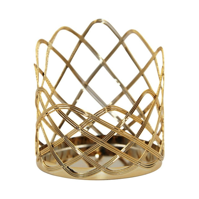 GROWTH TANK Creative Candle Holder Candlestick Living Room Crafts Restaurant Metal Stand StyleC