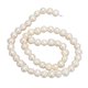 thumbnail image 1 of Cuentas De Perlas Naturales, Decoración De Cuentas De Perlas Sueltas Para Collar, Pulsera Para Fabricación De Joyas DIY YLSHRF Loose Pearl Beads, 1 of 8