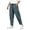 Grey, variant on Casual Loose Fit Harem Pants Pure Color Elastic Waist Ankle Trousers Comfortable Daily Wear Beach Cover up Pants for Women Women Pants Casual Workout Women Harem Pants Floral Pants for Women Casual