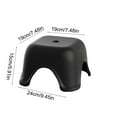 thumbnail image 3 of Xecvkr Small Stool with Nonslip Base Low Step Stool for Bathroom Toilet Shower Living Room Kitchen Enhanced Stability Plastic, 3 of 6