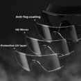 thumbnail image 5 of Swimming Mask for Adult Men Women, Wide View Beach Swim Goggles & Mask, Anti Fog 180° Clear No Leaking, 5 of 5