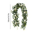 thumbnail image 4 of Christmas Decoration Hanging Vines Artificial Vines Garland With Flowers Hanging Plants Greenery Garland For Fireplace Wall Door Home Wedding Party Indoor, 4 of 7