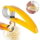 thumbnail image 1 of Banana Slicer Fruit Knife Kitchen Gadget Bar Tools Vegetable Cutter Stainless Steel, 1 of 5