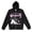 Black, variant on KOMOO Women Zip Up Hoodie Oversized Cartoon Letter Print Zipper Hoodies Long Sleeve Sweatshirt Coat Outerwear