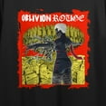 thumbnail image 2 of Oblivion Rogue Oumi Crowd Women's Black Crew Neck Short Sleeve Crop Top-Medium, 2 of 3