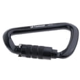 thumbnail image 1 of 28KN Aluminum Climbing Mountaineering D Type Carabiner Black Auto Lock, 1 of 8