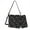 Bat Moon, variant on Vintage Peacock Lotus Print Large Leather Crossbody Handbag with Wrist Wallet for Women, Waterproof Bucket Bag Purse and Wallet Set for Shopping Working
