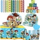 thumbnail image 2 of Toy Inspired Story suministros de fiesta de cumpleaños, decoración, Buzz Lightyear, pulseras Slap, taza, plato, servilleta, pancarta para niños, Baby Shower, 2 of 5