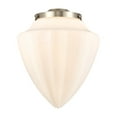 thumbnail image 5 of Innovations Lighting  Bullet - 1 Light 12" Mini Pendant Matte White/Brushed Satin Nickel, 5 of 5