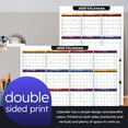 thumbnail image 3 of 2026 Full Desk Calendar - 11" x 17" Large Size 12 Month Planner - 2 Sided Vertical/Horizontal Reversible - Printed on Thick and Durable 80lb Cover (216 GSM) Cardstock - Easy to Write On - 2 Per Pack, 3 of 7