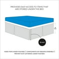 thumbnail image 5 of Simply Put Cotton Blend Percale Pleated Bedskirt Queen Frost Gray, 5 of 5