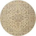 thumbnail image 1 of Ahgly Company Indoor Round Traditional Khaki Gold Persian Area Rugs, 4' Round, 1 of 6