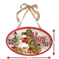 thumbnail image 7 of Gerson Snowman Wooden Christmas Decor Sign for Indoor Wall Room Decoration 13.5" x 8.5" (Let It Snow), 7 of 7