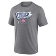 thumbnail image 2 of Men's Heather Gray Chicago Cubs Hometown Collection Those Cubbies Tri-Blend T-Shirt, 2 of 3