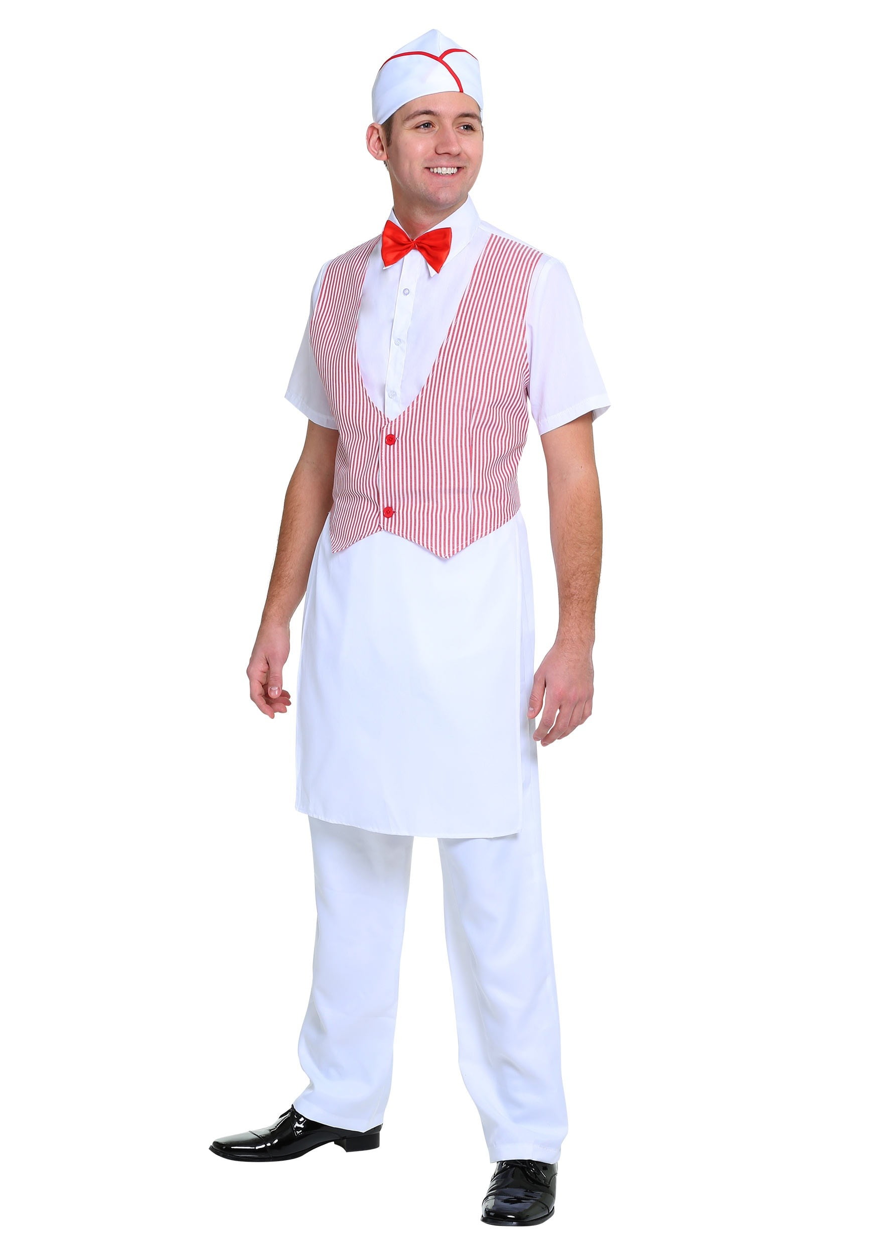 Men's 50s Car Hop Costume - Walmart.com