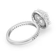 thumbnail image 2 of Pompeii 4 1/2Ct Diamond Halo Lab Grown Engagement Ring White, Yellow or Rose Gold, 2 of 4