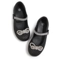 thumbnail image 3 of Bocca Little Girls' Shoes Slip-Resistant Mary Janes,1IN Low Heel, Kitten Heel, Closed Toe Black, 11 Little Kid, 3 of 7