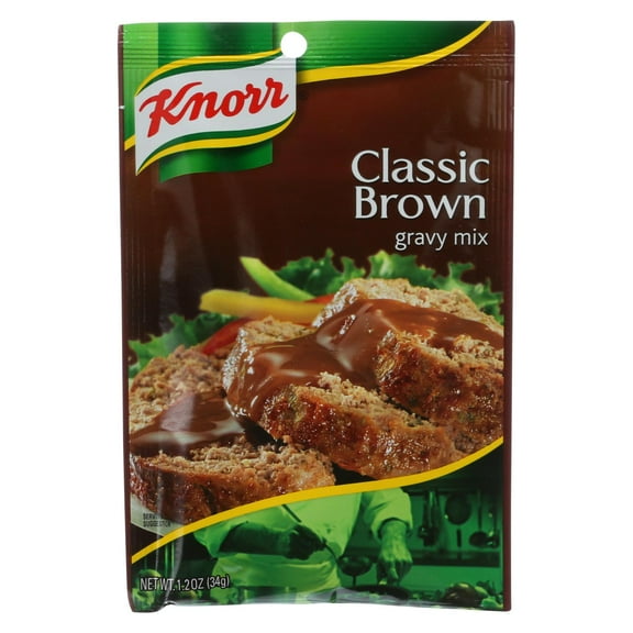 Knorr Gravy Mix - Classic Brown - 1.2 Oz - Case Of 12
