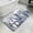 Off-White, variant on Modern Country Bathroom Rugs Non Slip Washable Bath Mat Absorbent Low Pile Front Door Mat Abstract Global Landmarks Black Grey Indoor Doormat for Kitchen Entryway Shower Decor Accessories 15.7"x23.6"