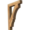 thumbnail image 3 of Ekena Millwork 4"W x 28"D x 36"H Balboa Block Rough Sawn Bracket, Western Red Cedar, 3 of 25