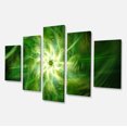 thumbnail image 2 of Feux d'Artifice Verts Fractals Rotatifs - Impression sur Toile Florale, 2 of 3