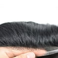 thumbnail image 3 of Lyricalhair Toupee for Men Full Lace Hairpieces Human Hair Replacement System 8"X10" Transparent Lace Mens Toupee Human Hair Units for Man Bleached Knots Male Hair Prosthesis, 3 of 6