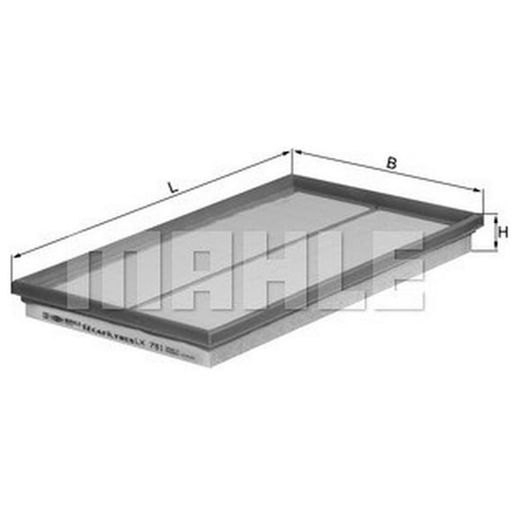 MAHLE LX 781 Air Filter