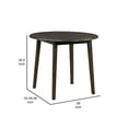 thumbnail image 5 of Kyn 22-36 Inch Dining Table-Round Drop Leaf Top-4 Seater-Brown Wood, 5 of 6