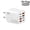 EU White, variant on 240W Charger 8 Port 4PD+4USB Fast Charging PD3.0 QC3.0 USB Type C Wall Charger For iPhone Samsung Xiaomi MacBook Laptop Tablet