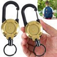 thumbnail image 4 of Llavero Retractable Del Mosquetón Con El Cordón Alambre Acero 24 Pulgadas, 4 of 9