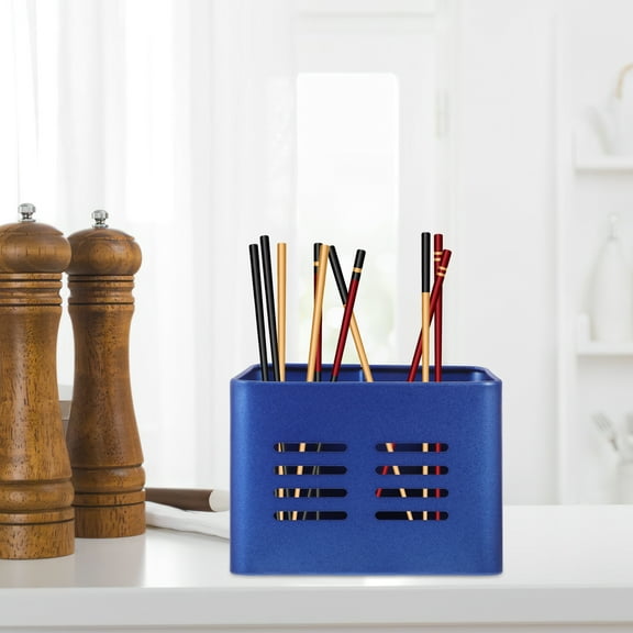 LEXSOMEO Stainless Steel Chopsticks Holder Chopstick Storage Container Chopsticks Storage Box