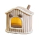 thumbnail image 3 of Cama para gatos Yinane Casa perrera extraíble suave para invierno Color gris, 3 of 8
