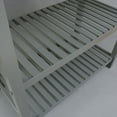 thumbnail image 4 of Kitchen Island Bar Station with Hardwood Counter Top - Slate Gray, 4 of 12