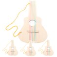 thumbnail image 3 of Guitars for Children DIY Unpainted Guitar Wood 4 Sets, 3 of 8