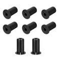 thumbnail image 1 of Unique Bargains 8Pcs Wall Grommets for Cables 3/4 Inch Silicone Cable Wall Bushing Feed Cable Routing Kits with 7mm Hole, Black, 1 of 6