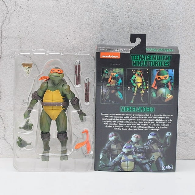 NECA 4Pcs/Set Mutant s Leonardo Raphael Action Figure Film Edition Movies Model Anime Kids For Toy Doll