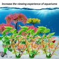 thumbnail image 4 of Se utiliza para decoración de peceras, 10 piezas de plantas altas de plástico, plantas de acuario., 4 of 5