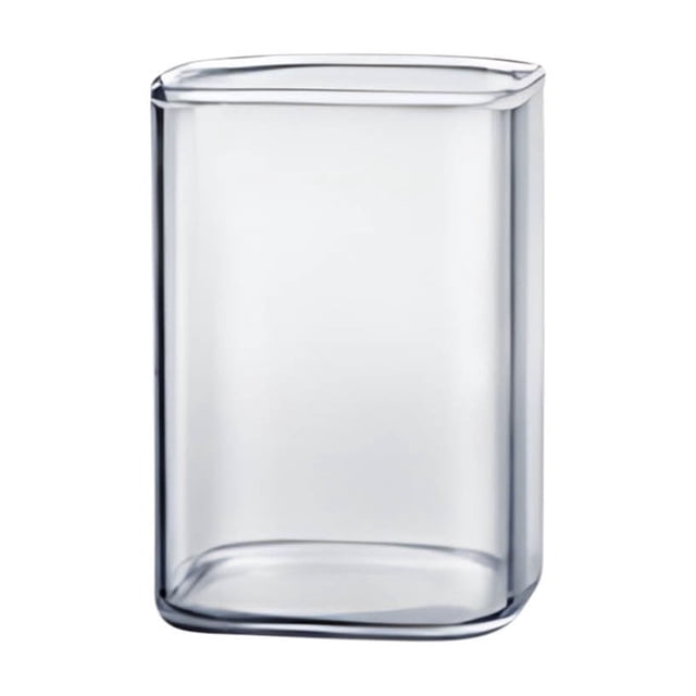 pstuiky Vaso de agua de vidrio transparente, taza de leche y vaso de cristal para uso doméstico.