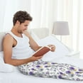 thumbnail image 6 of Bingfone Lavender Bicycle Mens All Over Print Sleep Pajama Pants-XX-Large, 6 of 6