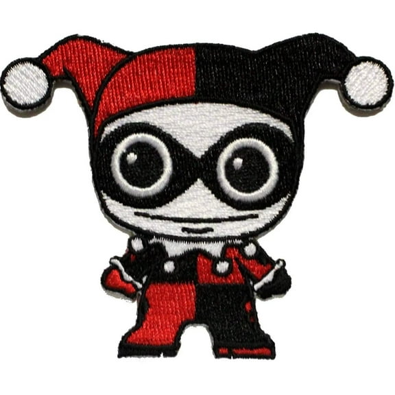 Patch - DC Comics - Harley Quinn Doll Iron On Licensed p-dc-0125