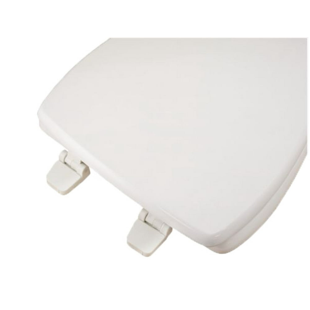 BathDecor Molded Wood Elongated Toilet Seat for Eljer New Emblem