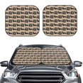 thumbnail image 2 of Balery 2 Piece Dachshund Dog Woof Car Windshield Sun Shade|Foldable Front Windshield Shade for Car Front Window for Most Sedans SUV Truck-Small, 2 of 7