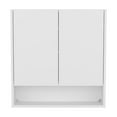 thumbnail image 3 of Medicine Cabinet Double-Door Mirrored Doors and Interior Shelves, 3 of 7