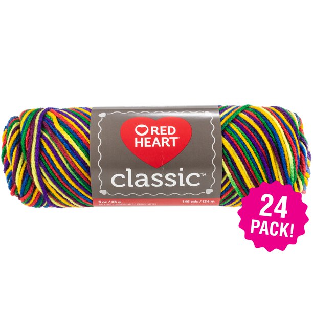Red Heart Classic Yarn Mexicana, Multipack of 24
