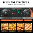 thumbnail image 2 of KFFKFF 1500W Electric Counter Fryer, 11.6Qt/11L Stainless Single Oil Fryer with Basket, Features Temp & Time Control, Overheat Safety, Ideal for Kitchen & Restaurant, 2 of 9