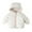 White, variant on Swuxness Toddler Hooded Warm Fleece Coat, Kids Winter Long Sleeve Jacket, Toddler Solid Color Corduroy Zip Up Jacket with Front Pockets for Boys and Girls Coffee, 1-2 Years