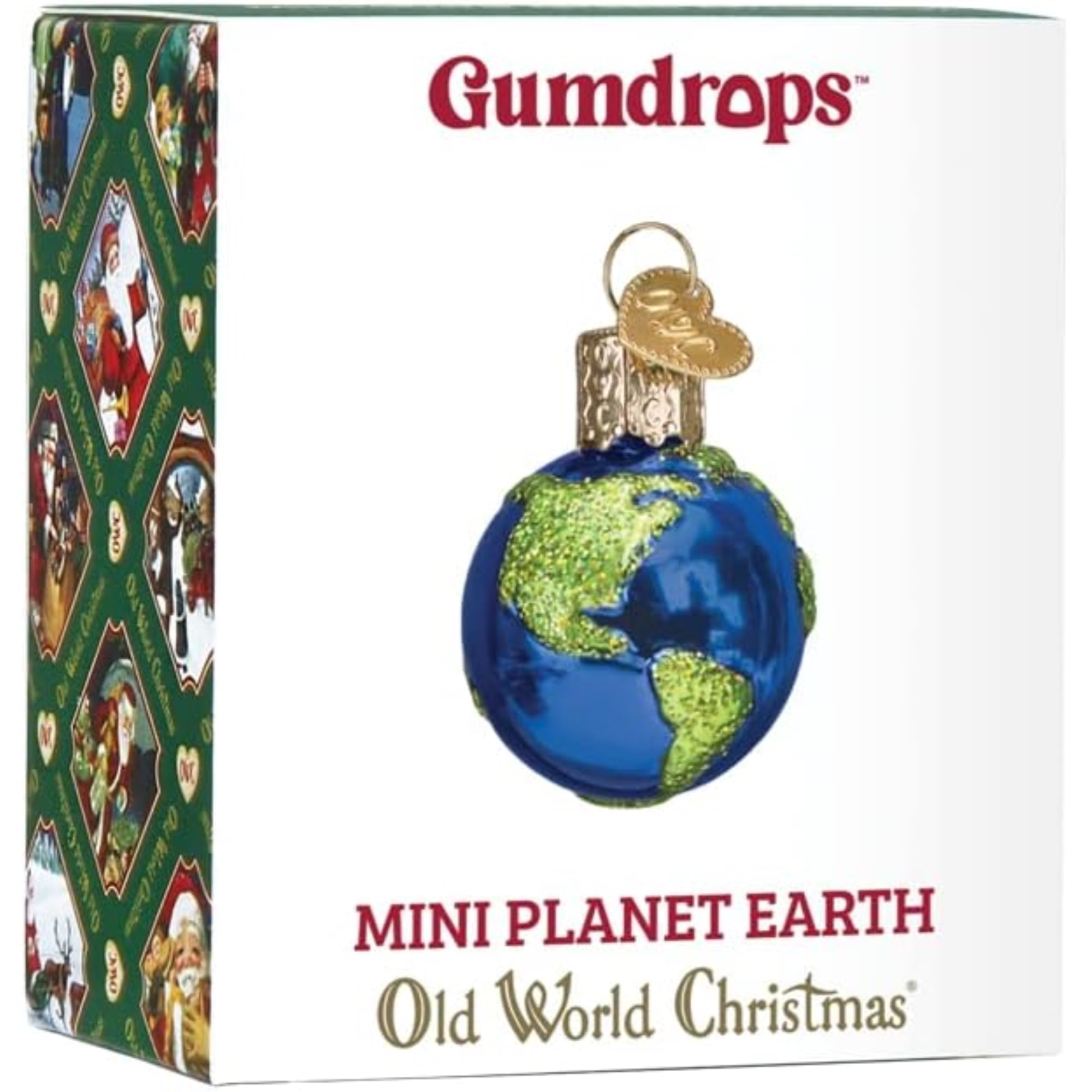 Old World Christmas Mars - One Glass Ornament 2.5 Inches