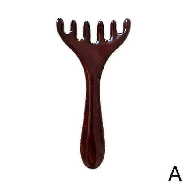 Massage Comb Wooden Wide Tooth Comb Head Scalp Hair Care Sandalwood Comb Gift